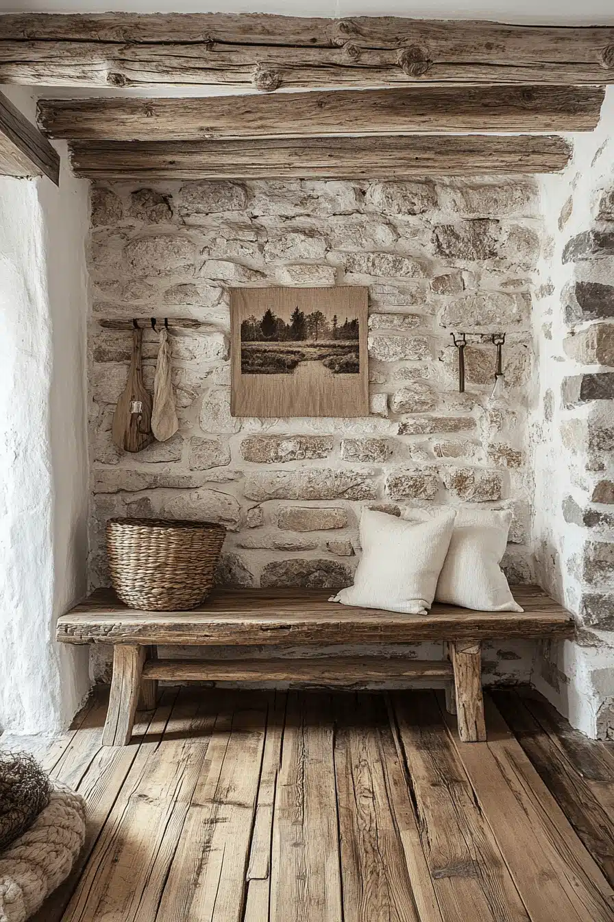 old cabin interior