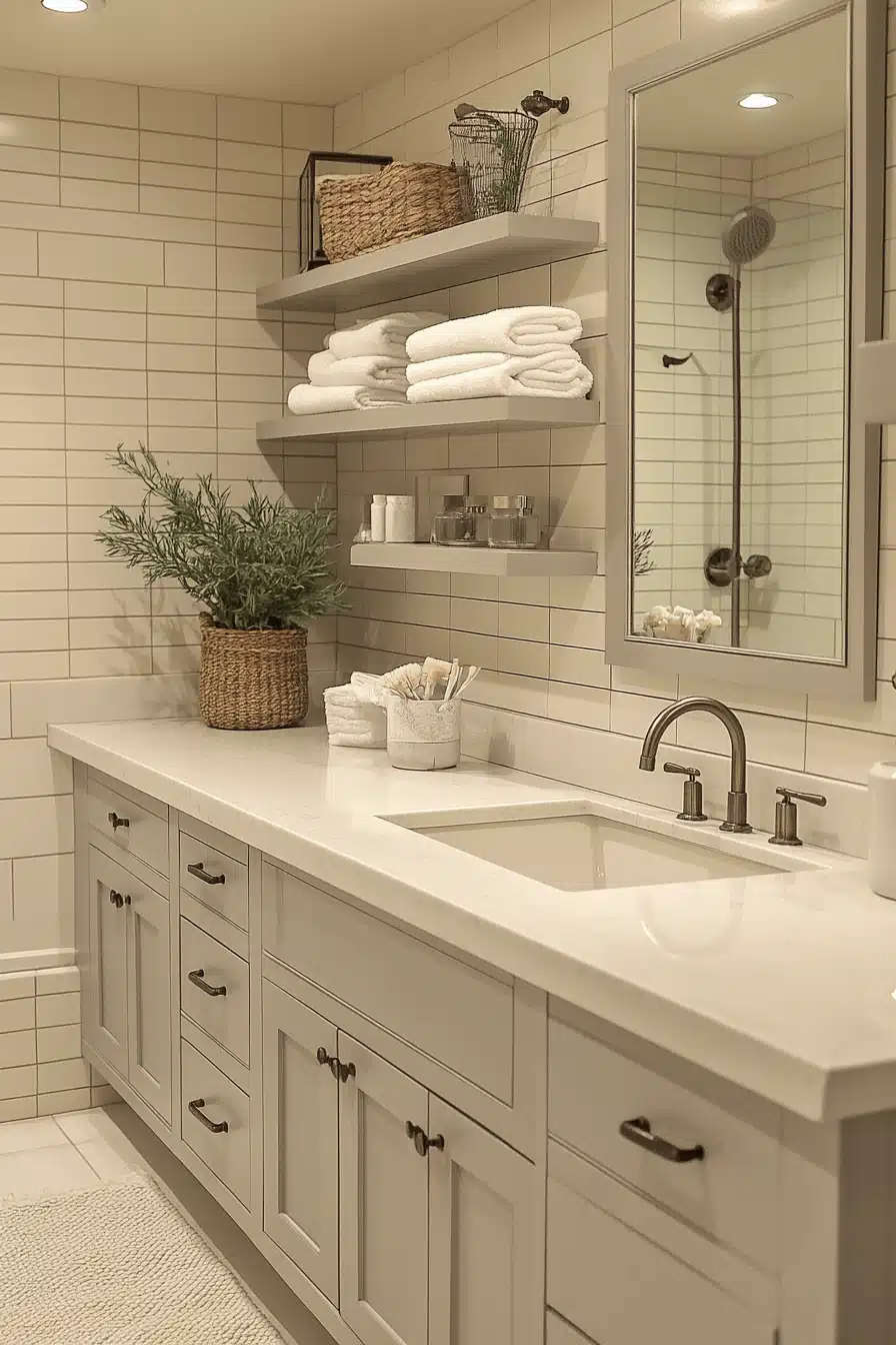 old cabin interior bathroom