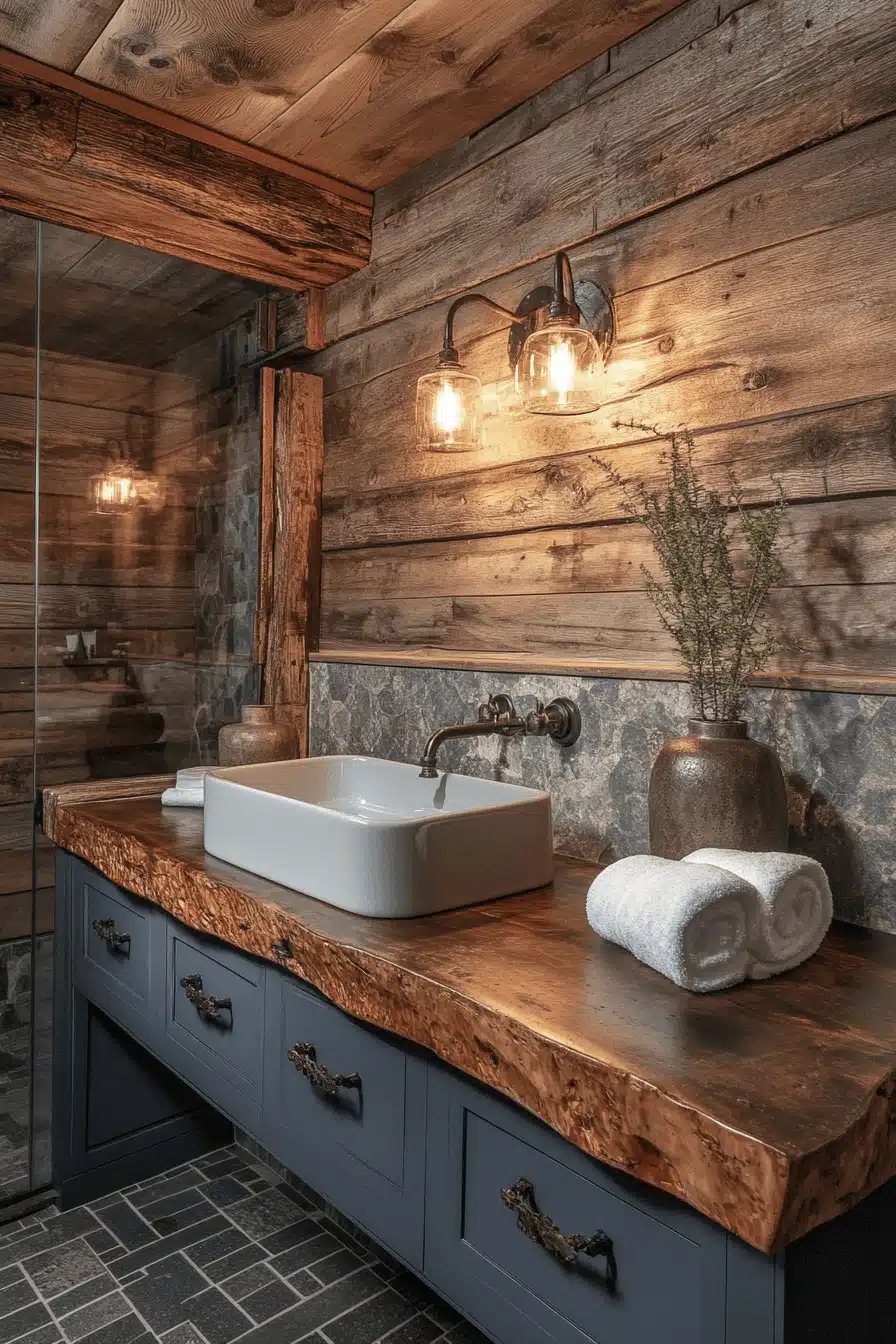 cabin bathroom
