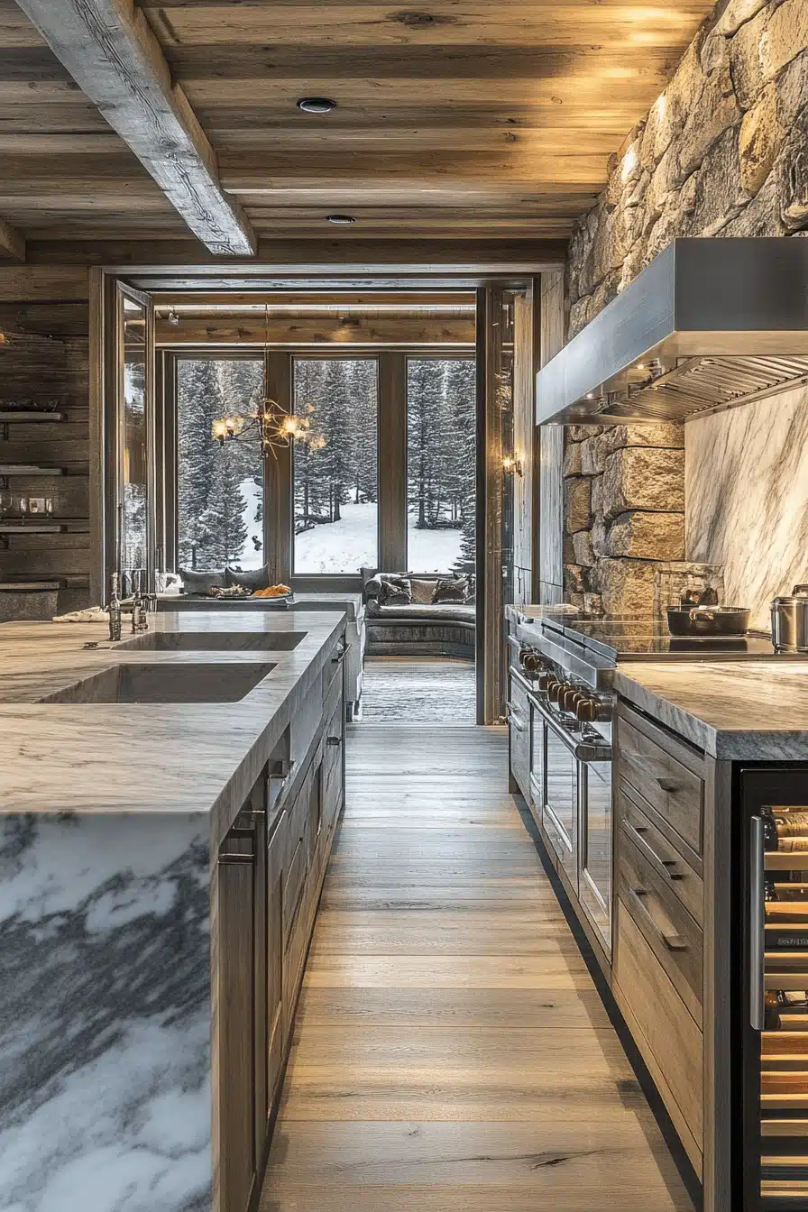 cabin kitchens