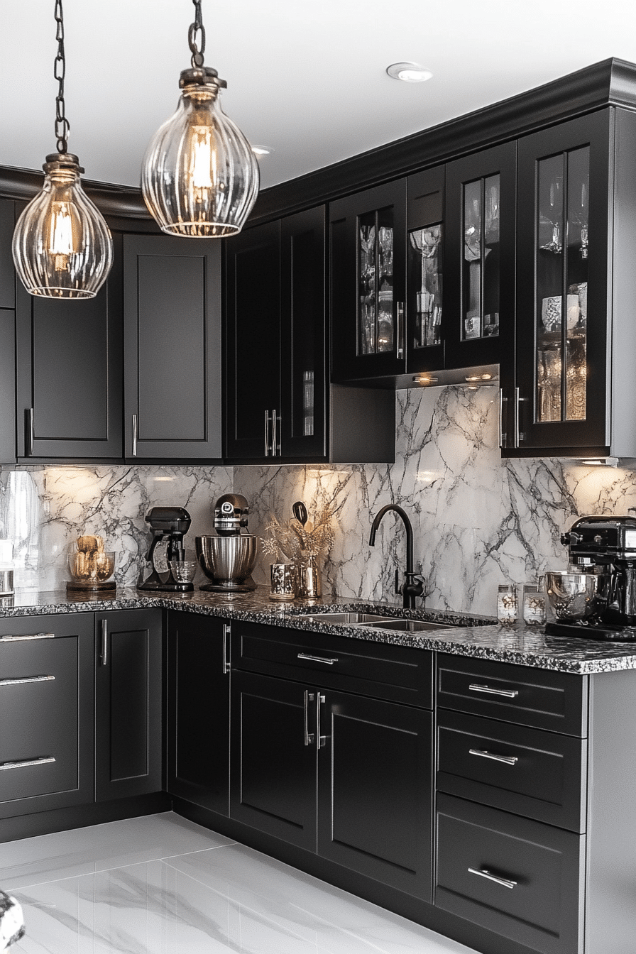 grey kitchen cabinets