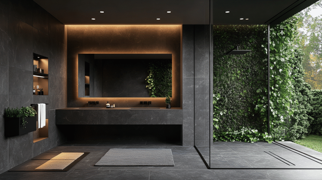 moody bathroom