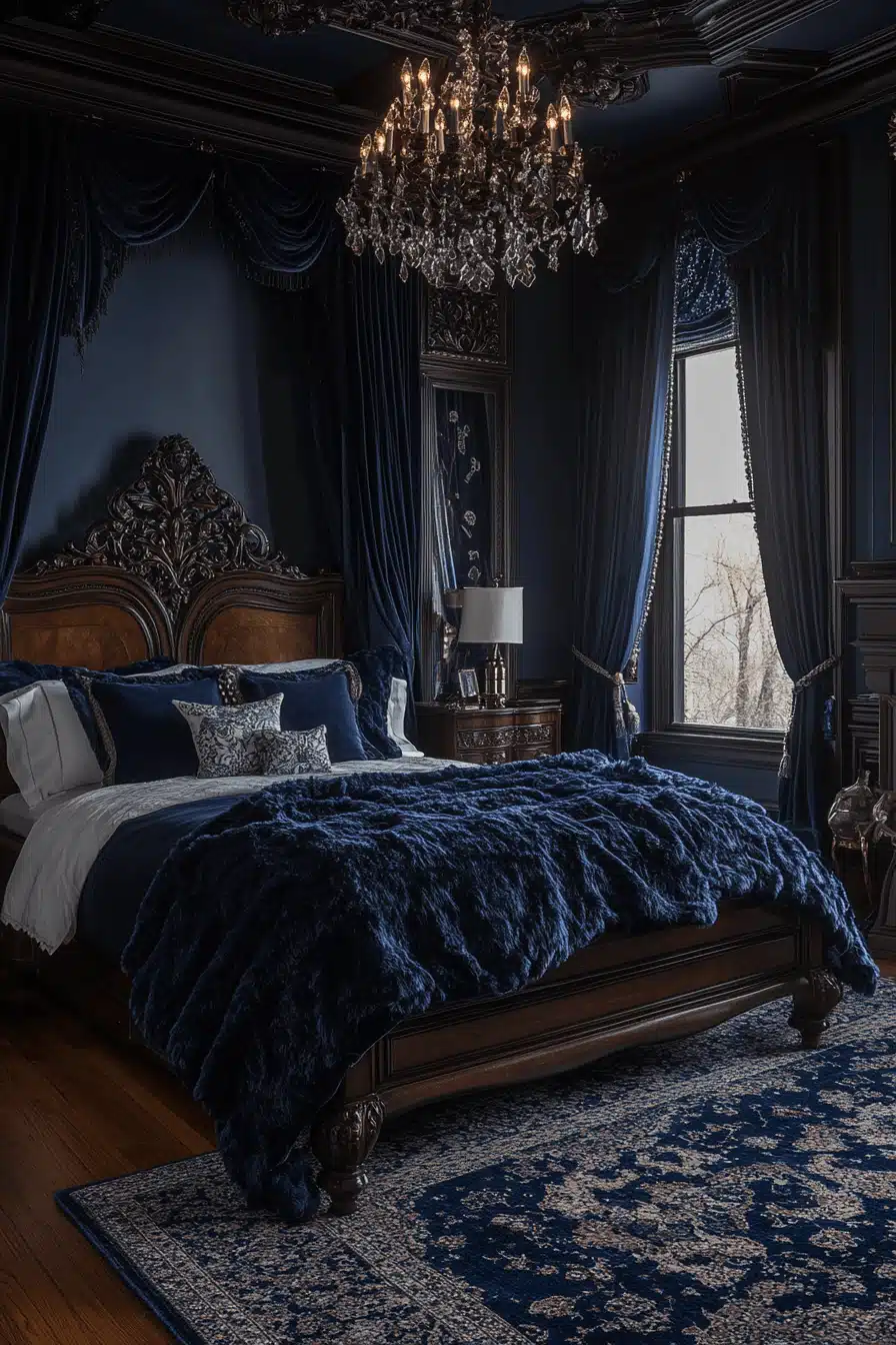 dark victorian bedroom