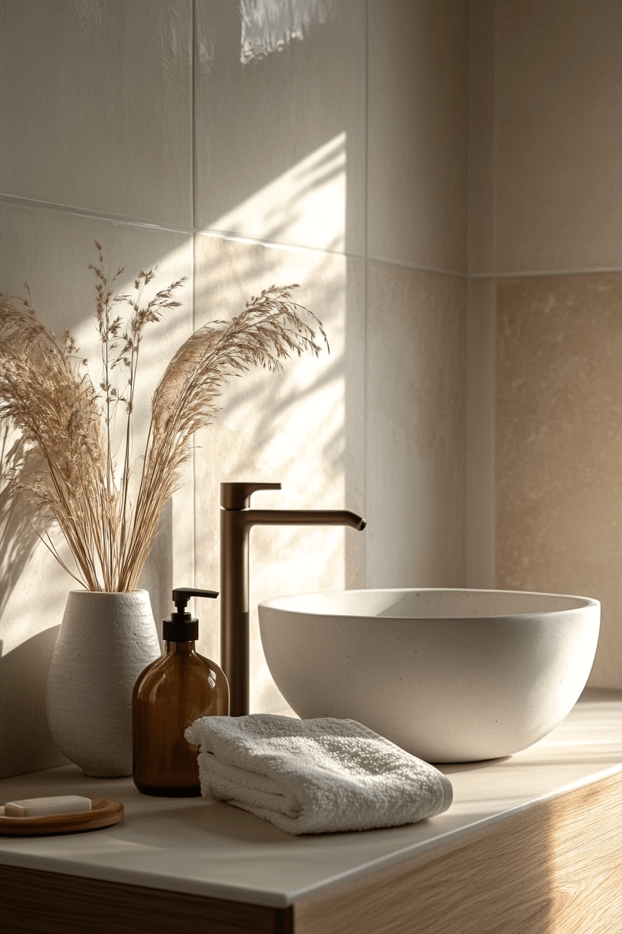 japandi bathroom