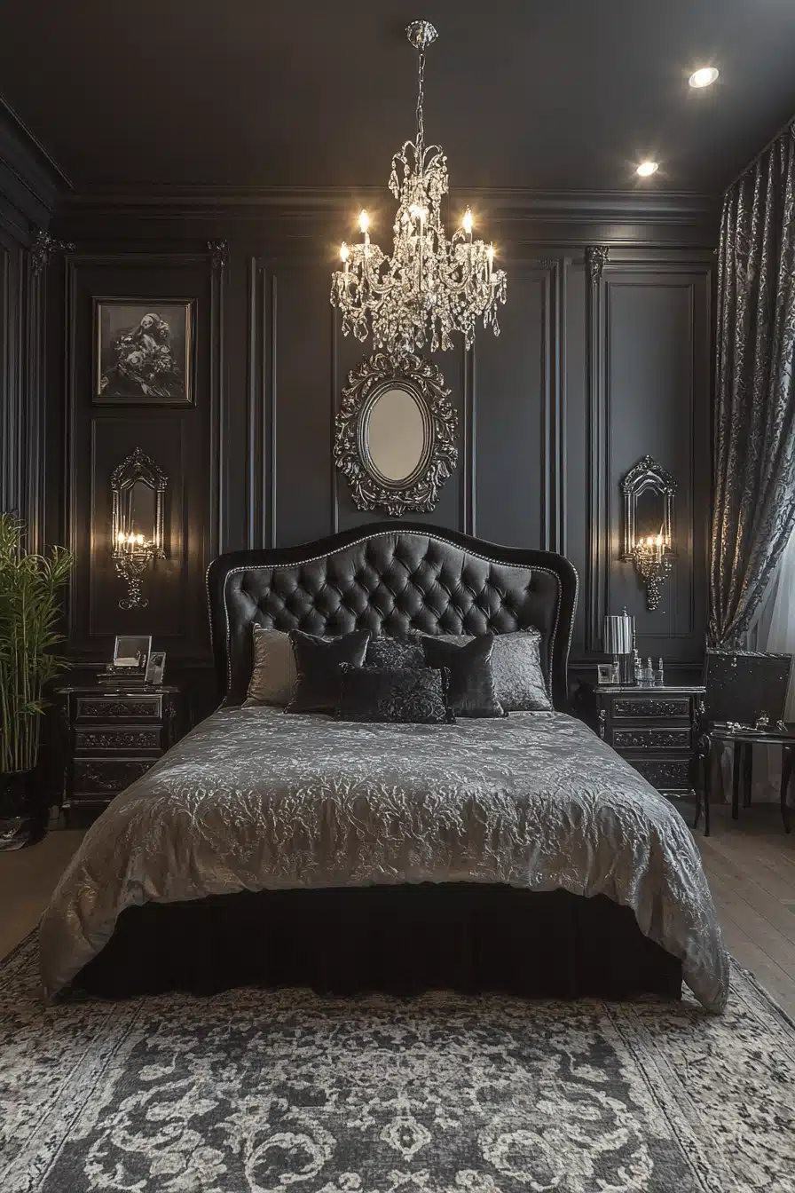 dark victorian bedroom