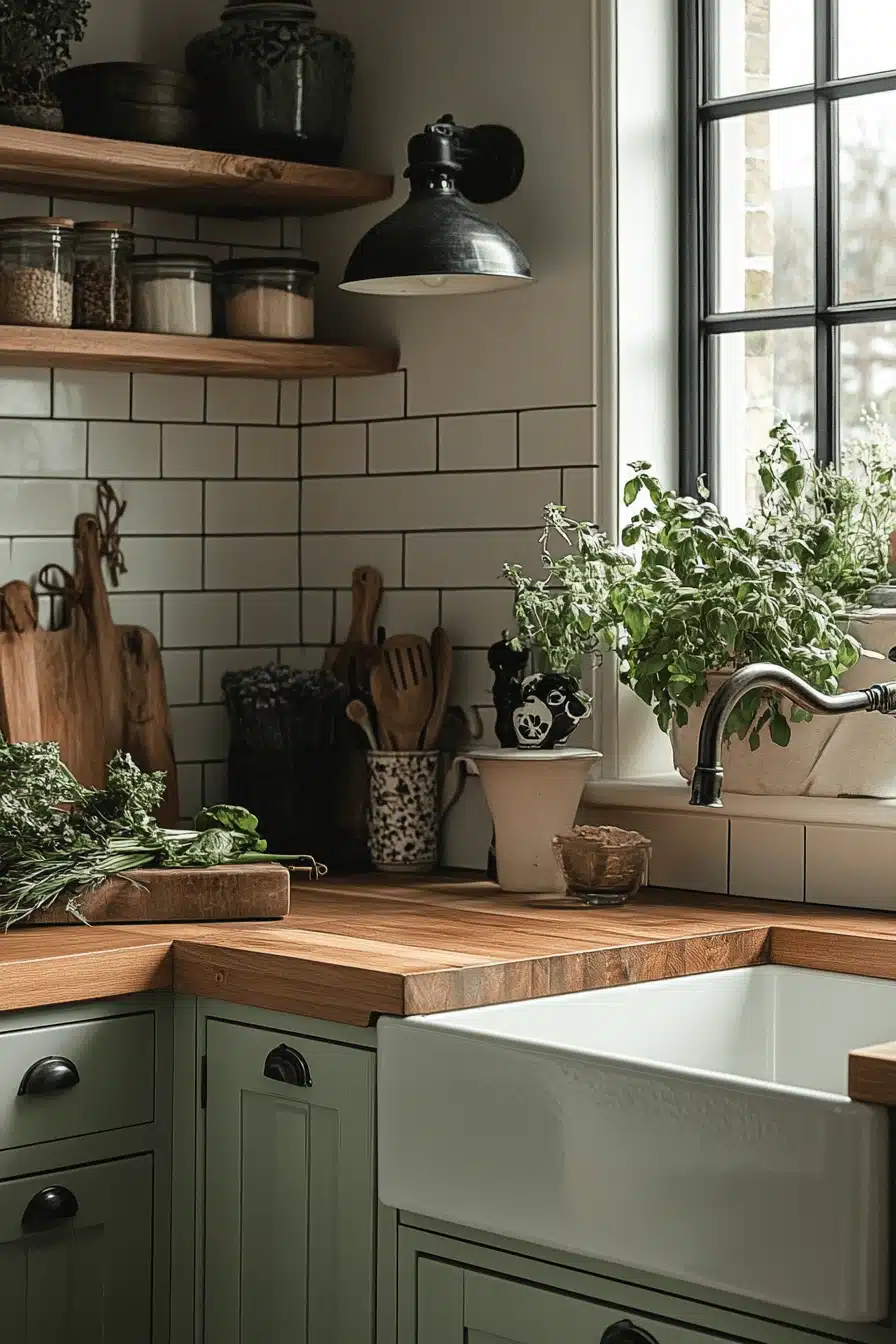 farmhouse kitchen cabinets