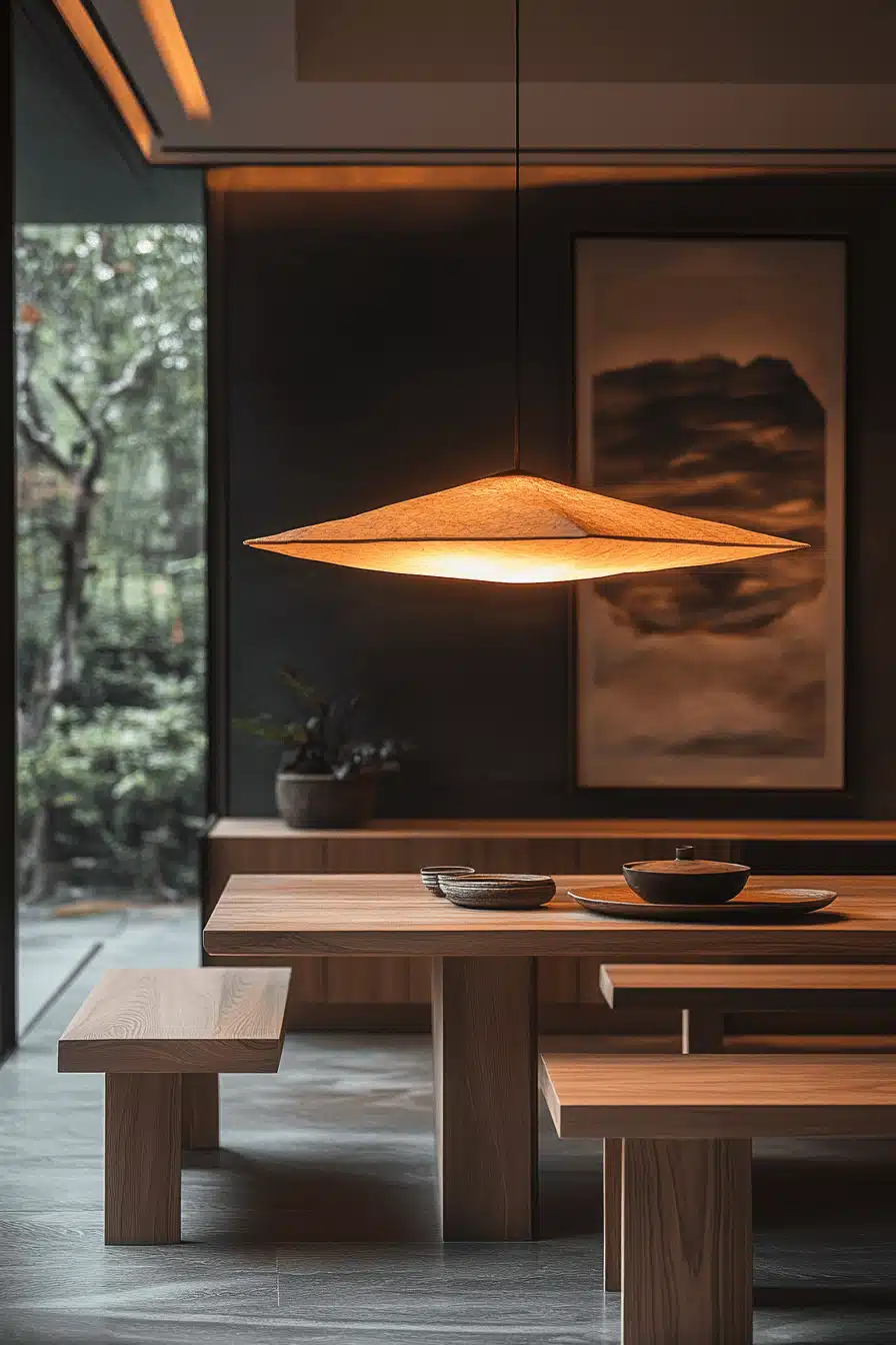 japandi dining room
