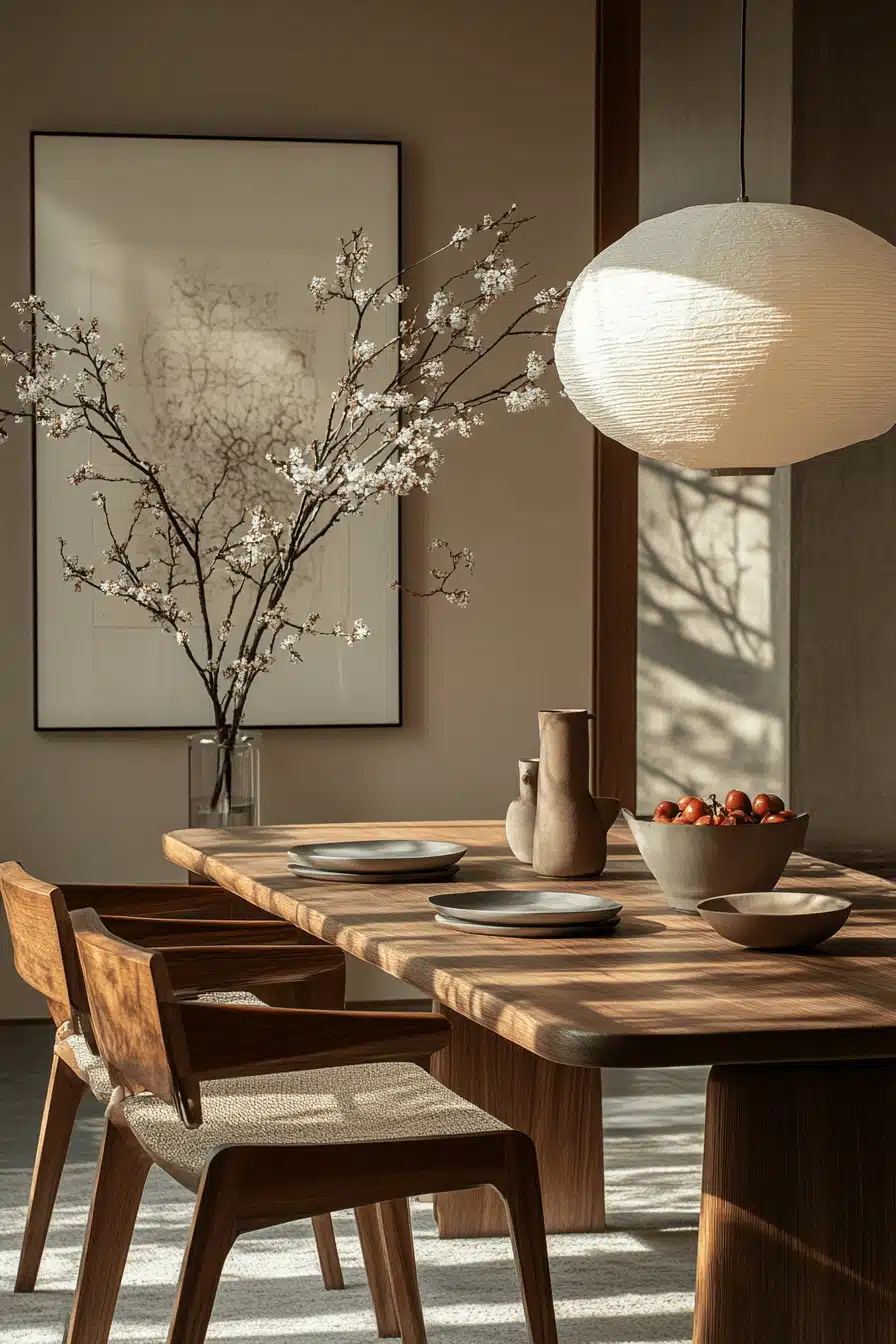 japandi dining room
