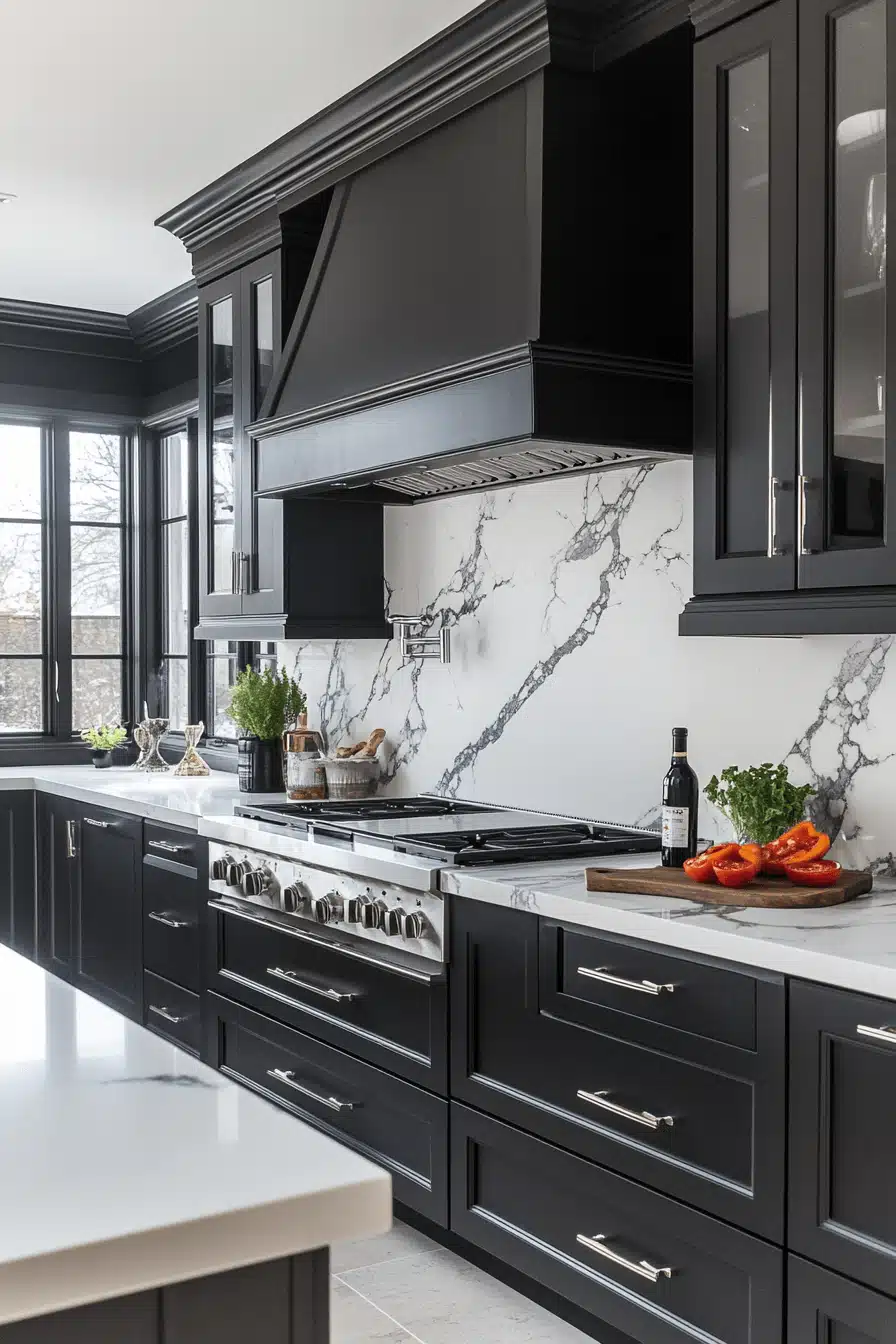 black and white kitchen ideas