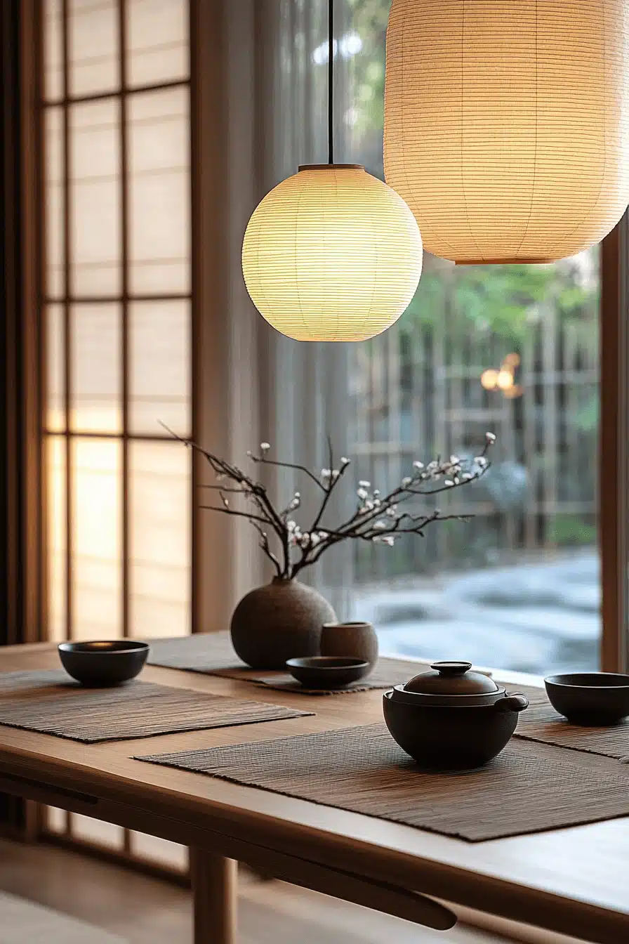 japandi dining room