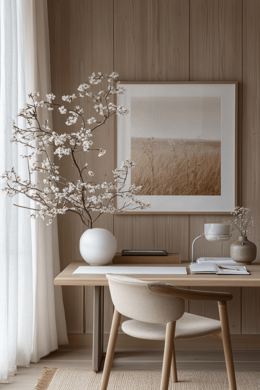japandi home office