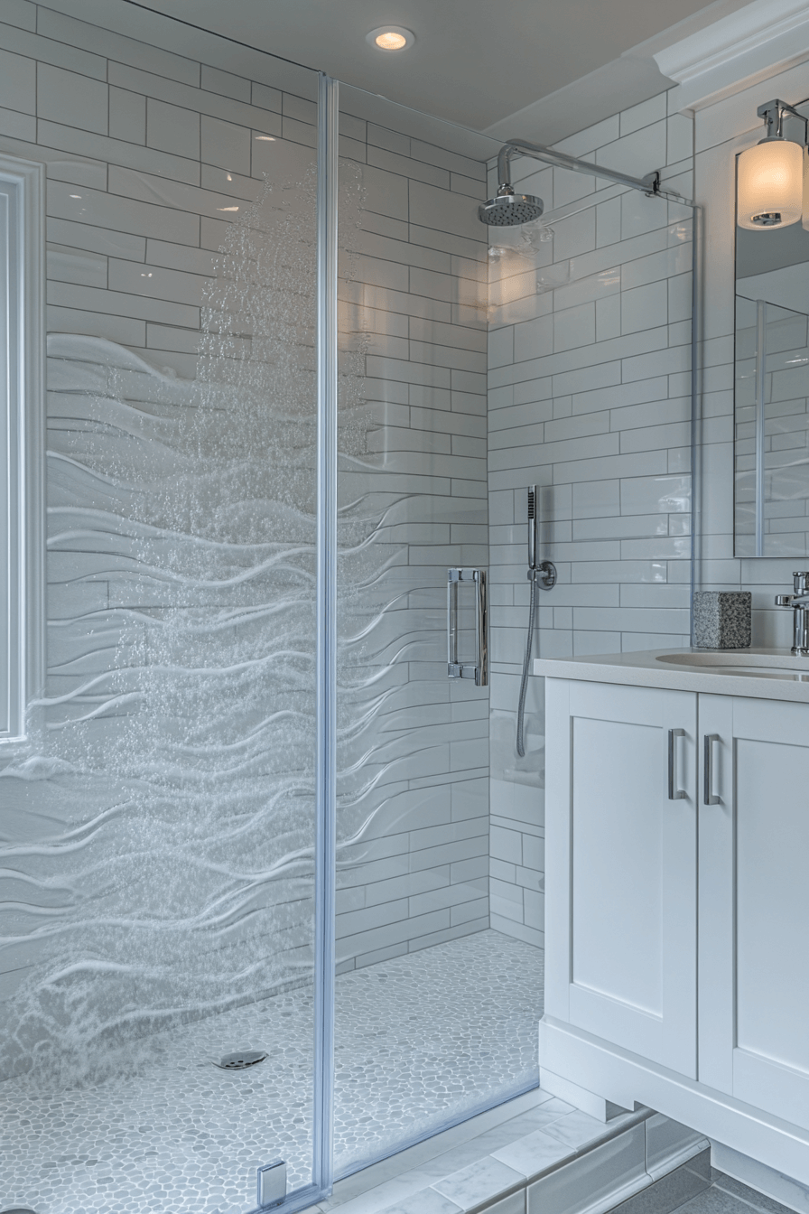 coastal bathroom shower ideas