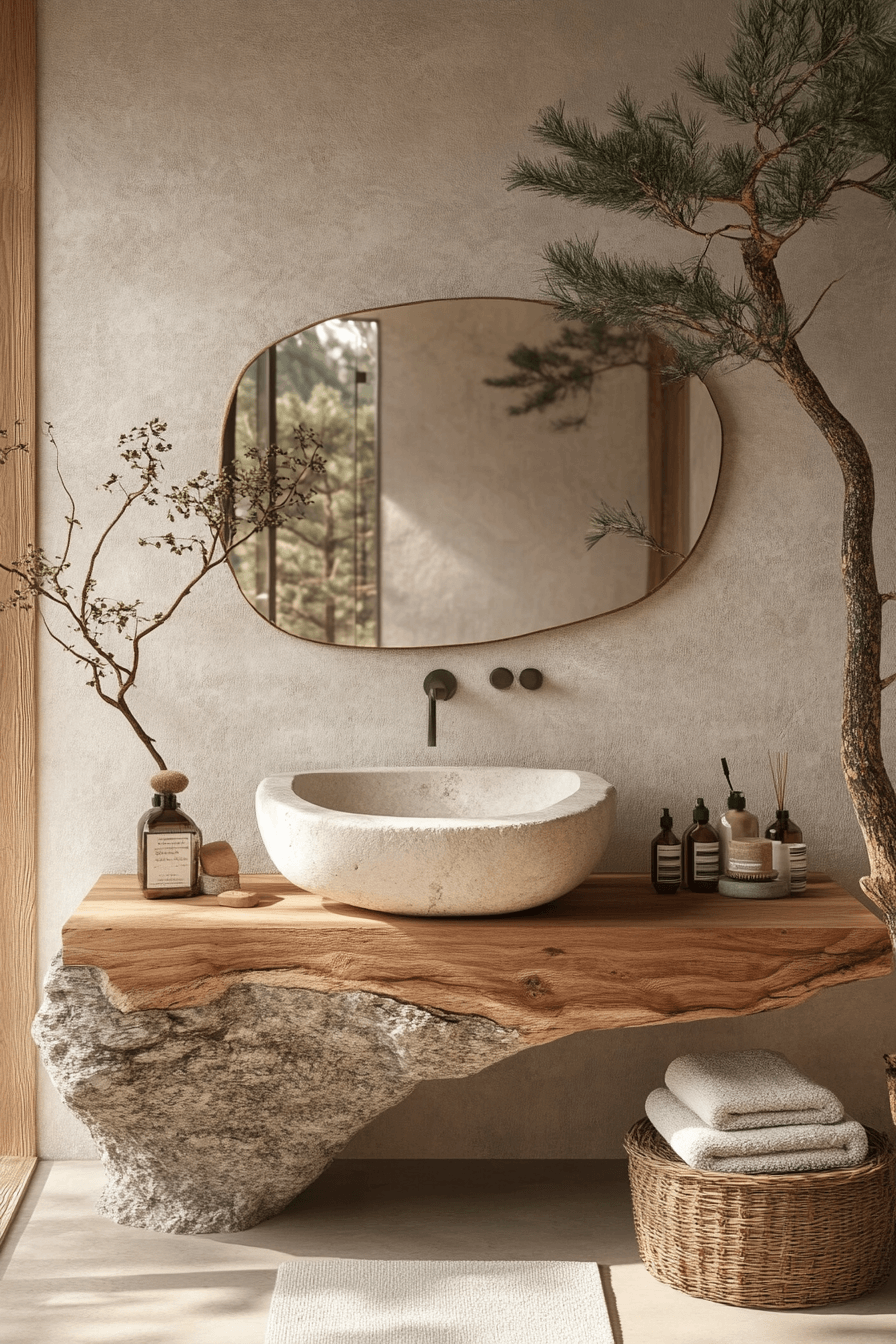 japandi bathroom
