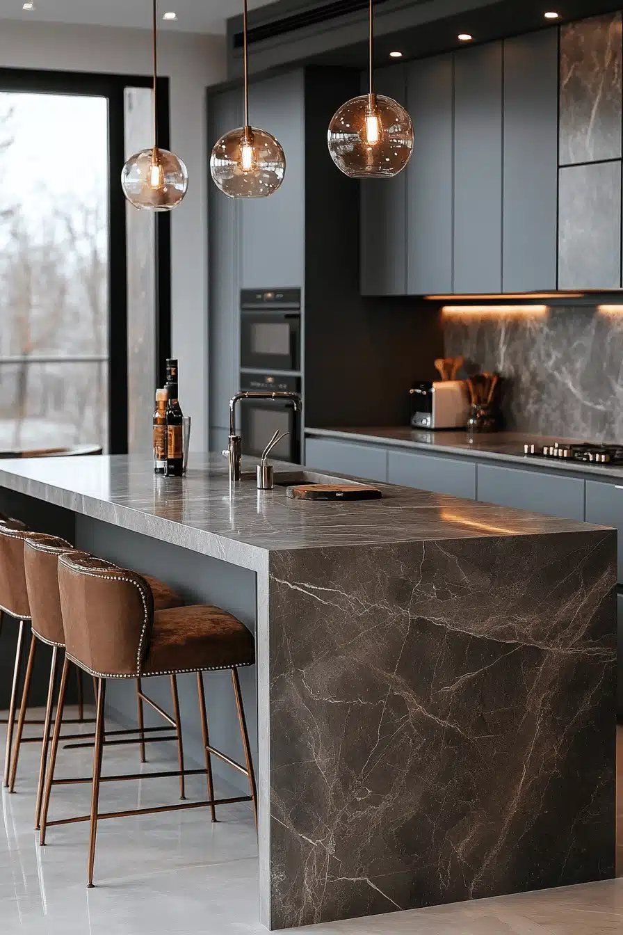 grey kitchen