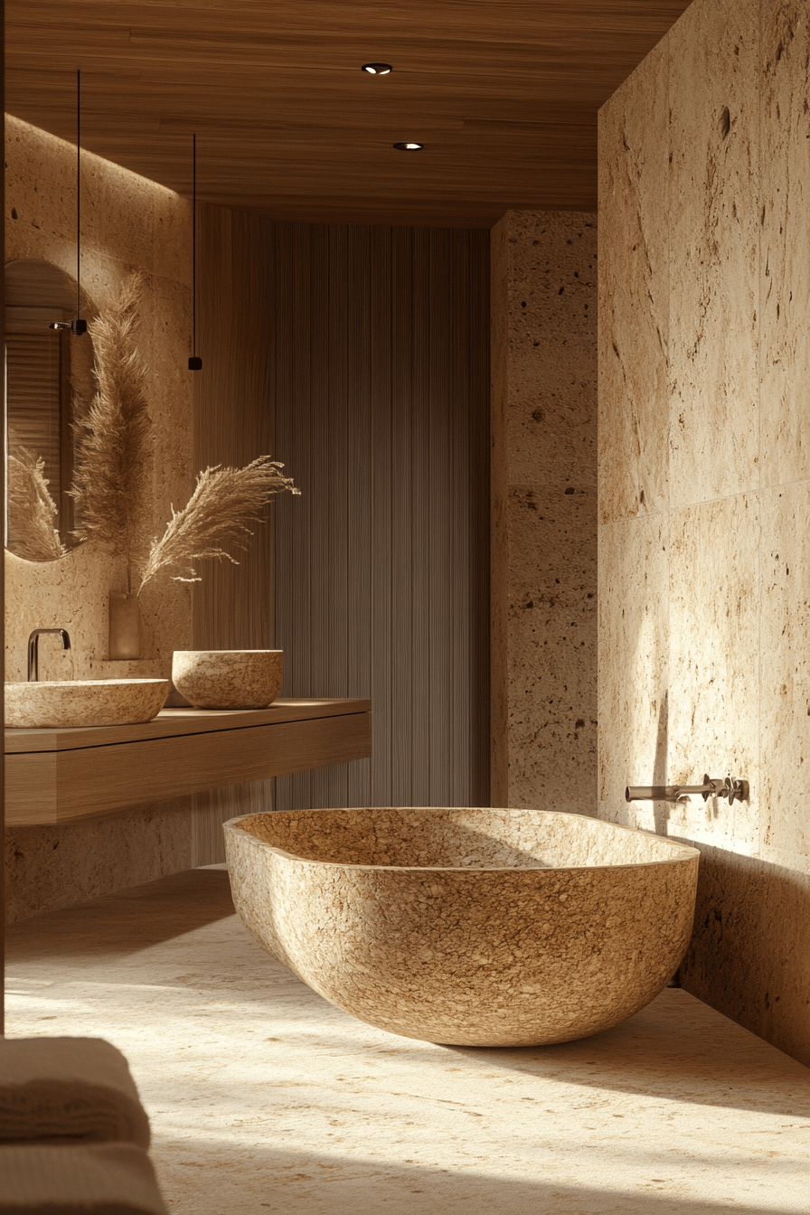 japandi bathroom