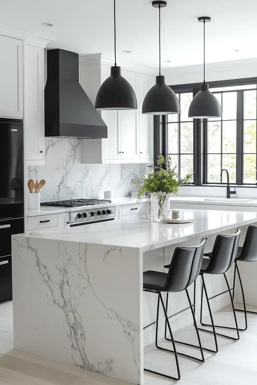 black and white kitchen ideas