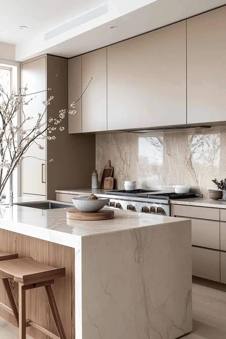 light taupe kitchen cabinets
