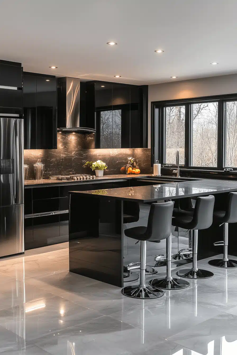 black and white kitchen ideas