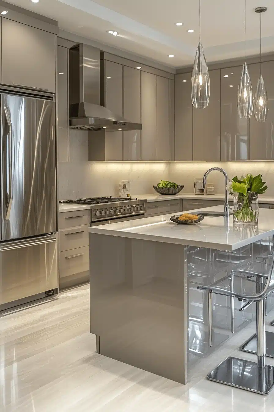 light taupe kitchen cabinets