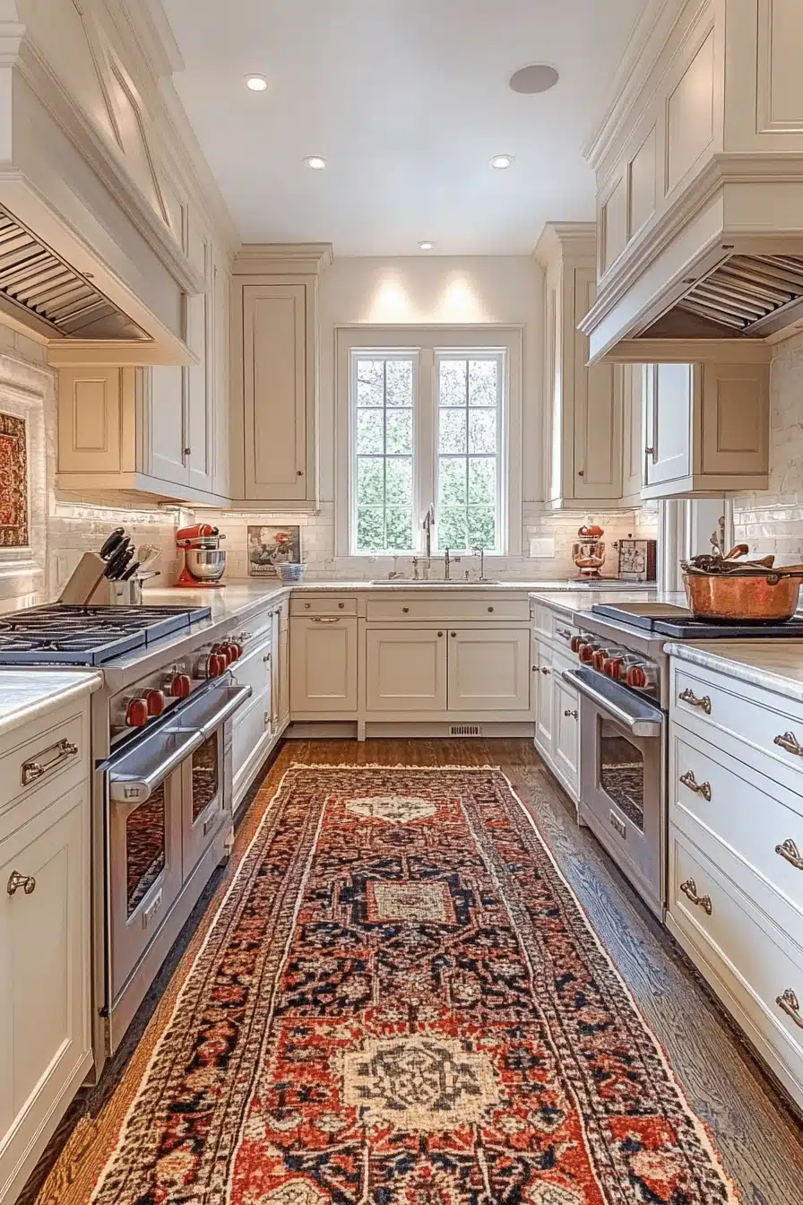 cream kitchen cabinets