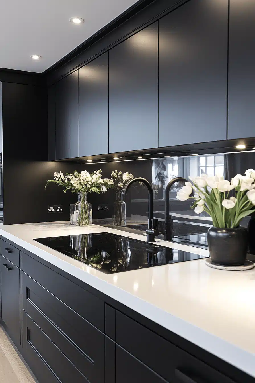 black and white kitchen ideas