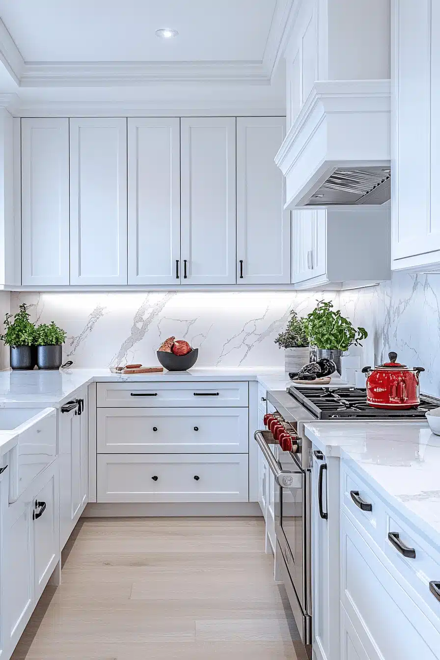 small white kitchen