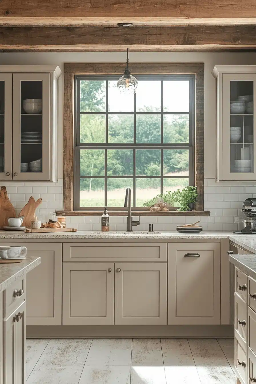 light taupe kitchen cabinets