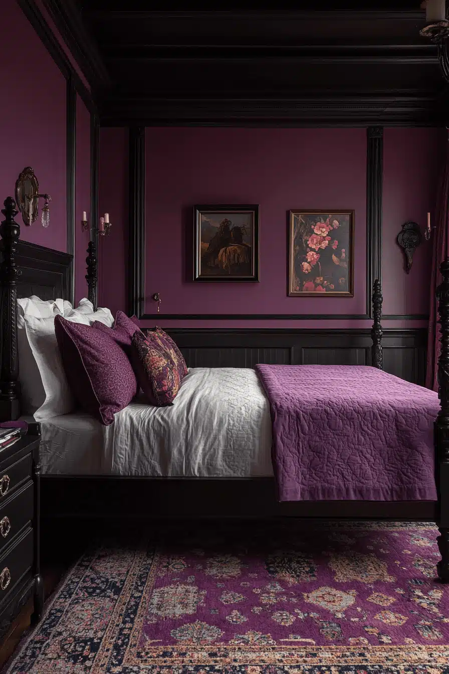 dark victorian bedroom