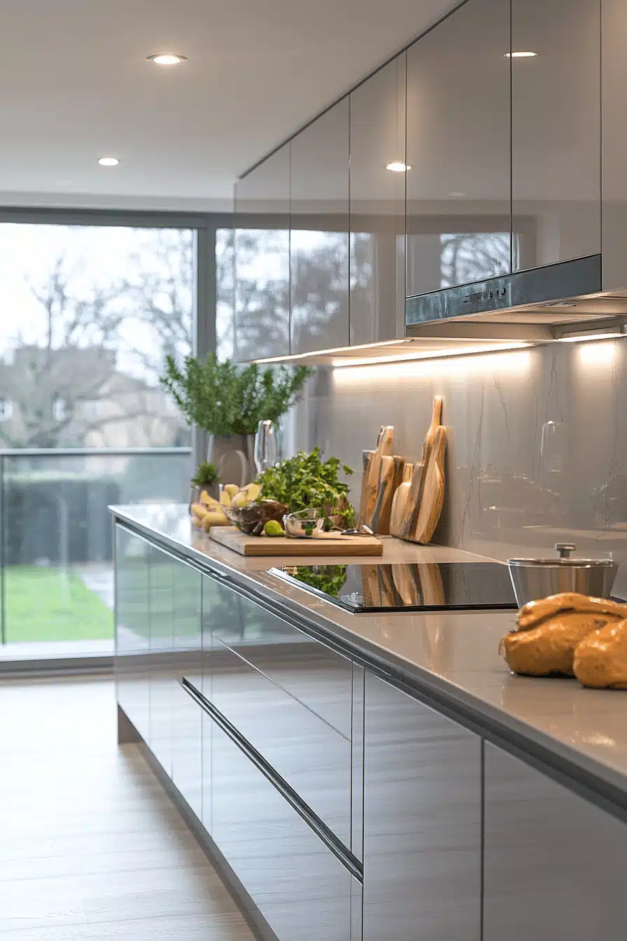 grey kitchen