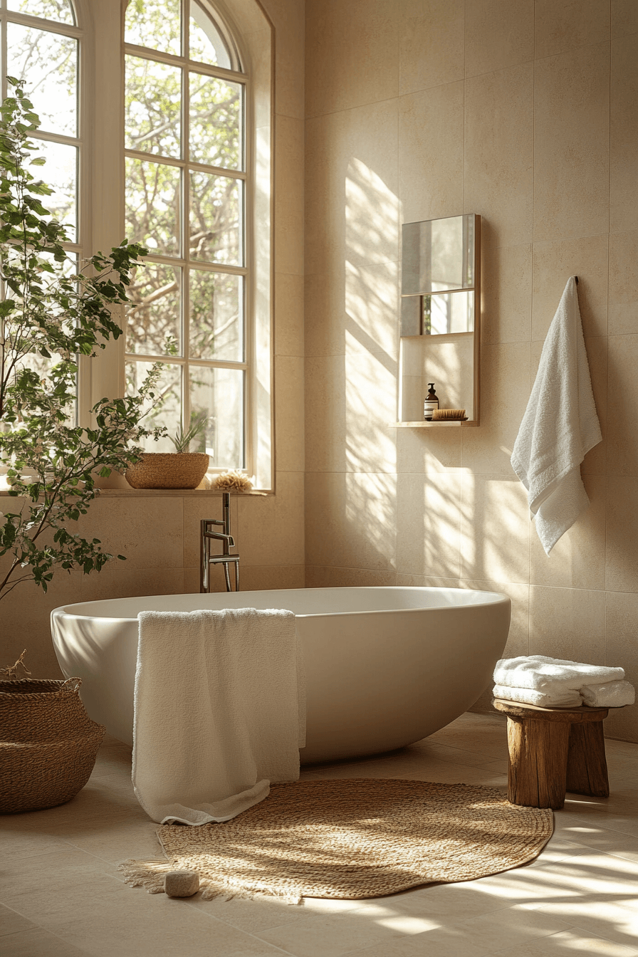 japandi bathroom