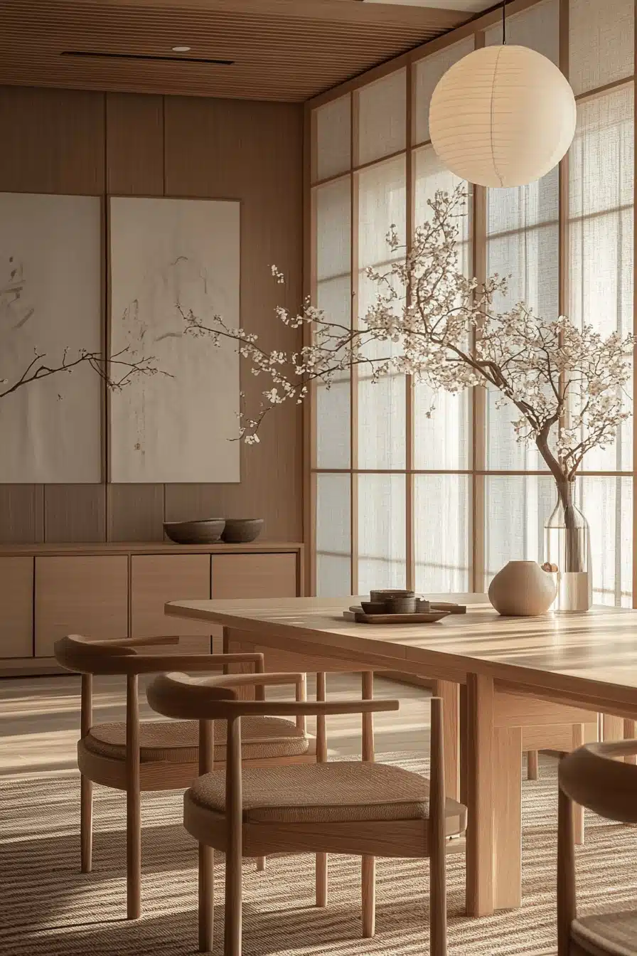 japandi dining room