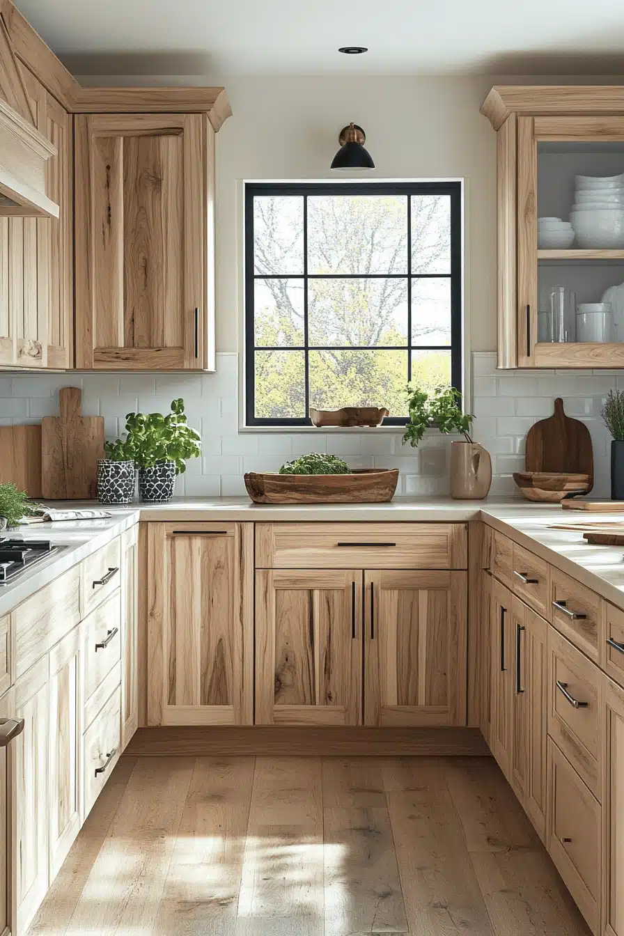 light wood kitchen cabinets
