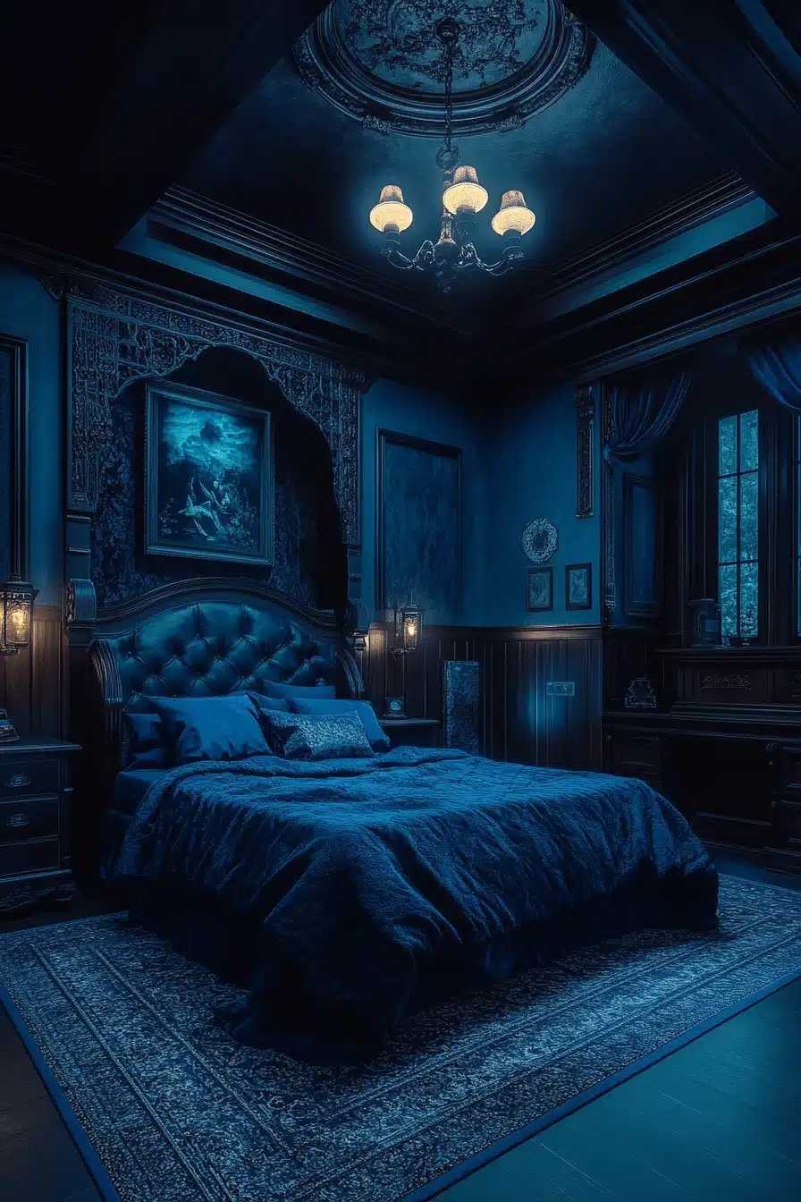 dark victorian bedroom
