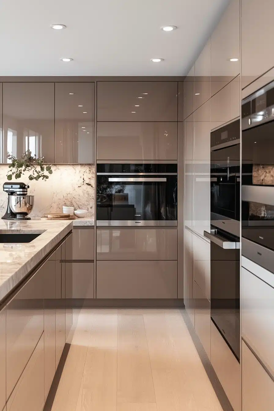light taupe kitchen cabinets