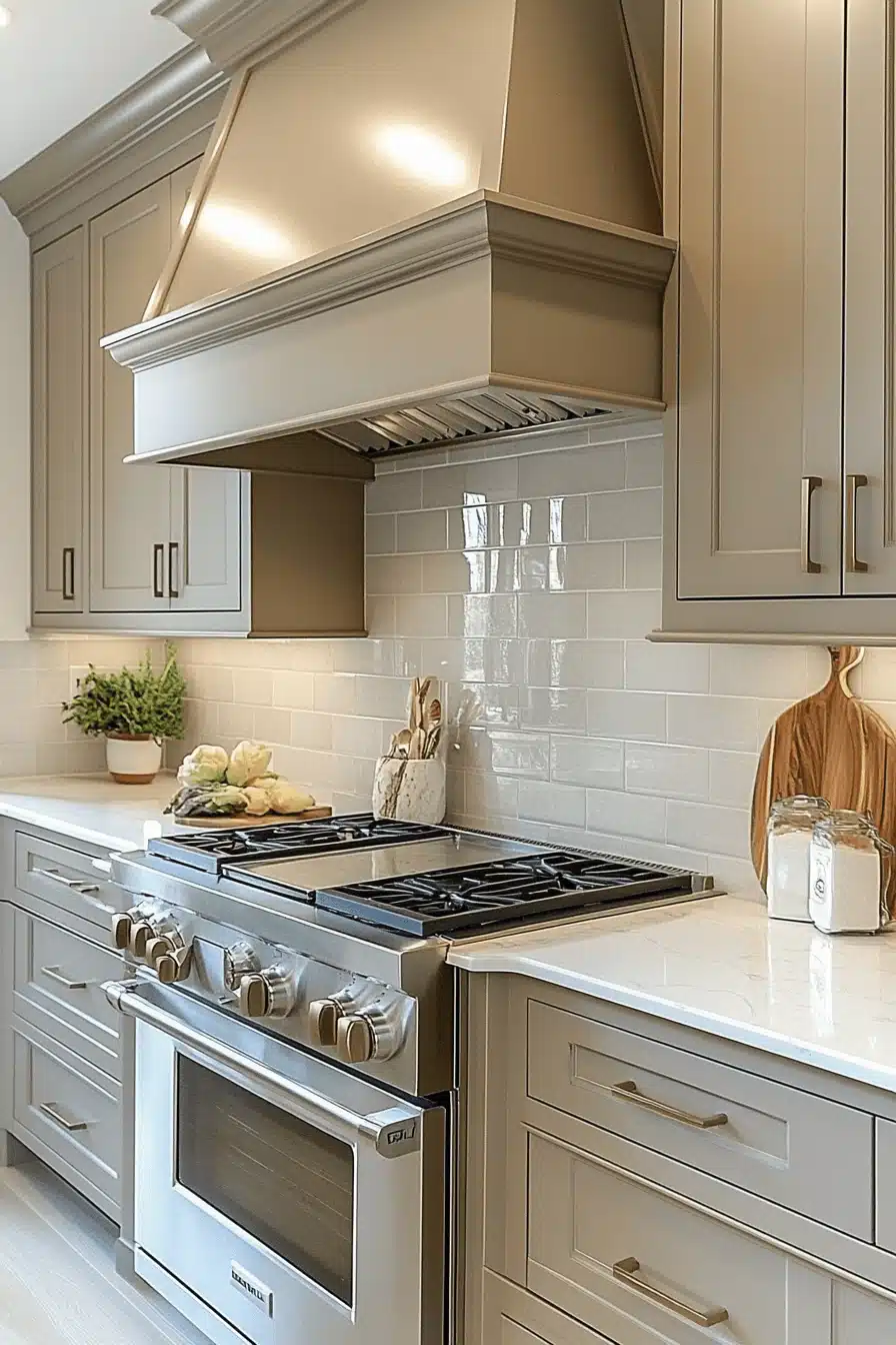 light taupe kitchen cabinets