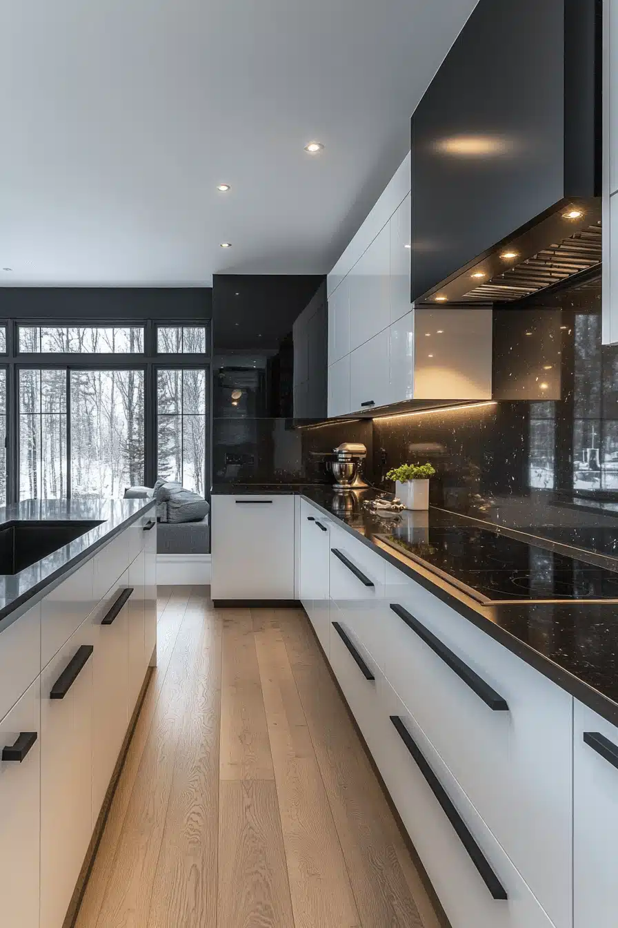 black and white kitchen ideas