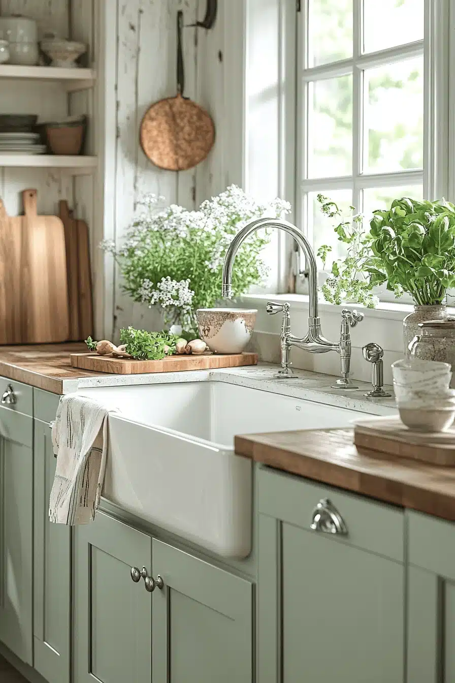 farmhouse kitchen cabinets