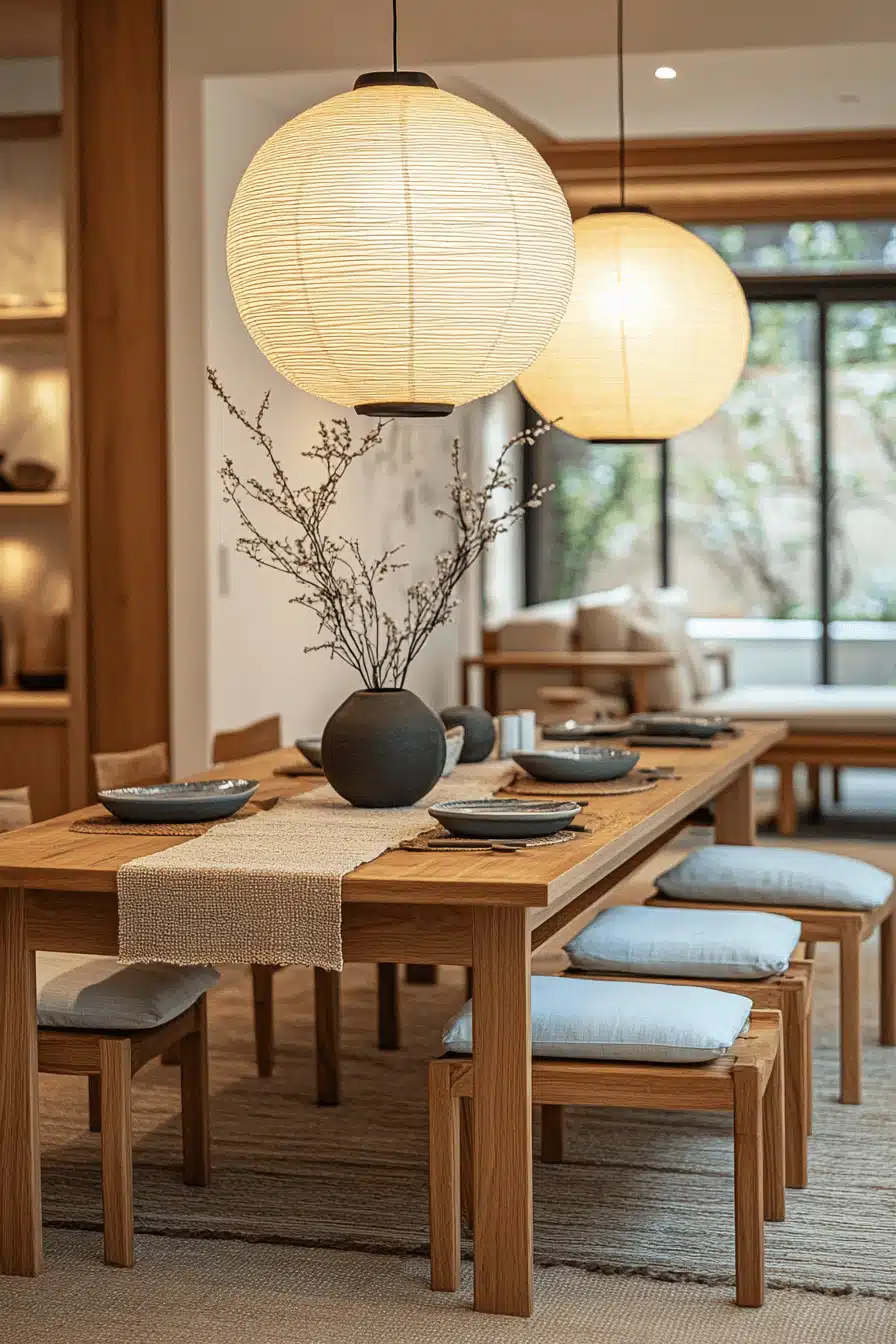 japandi dining room