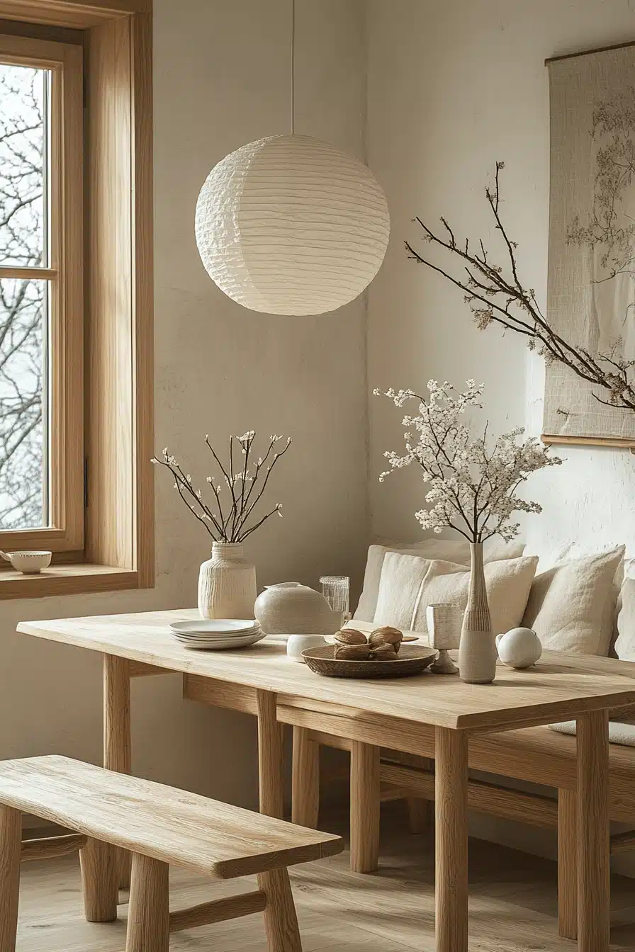 japandi dining room