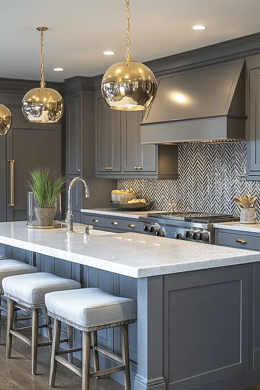grey kitchen