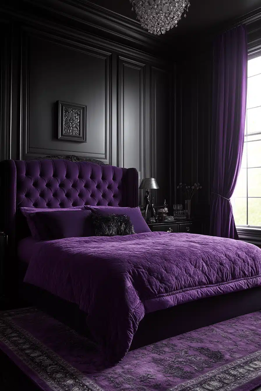 dark victorian bedroom