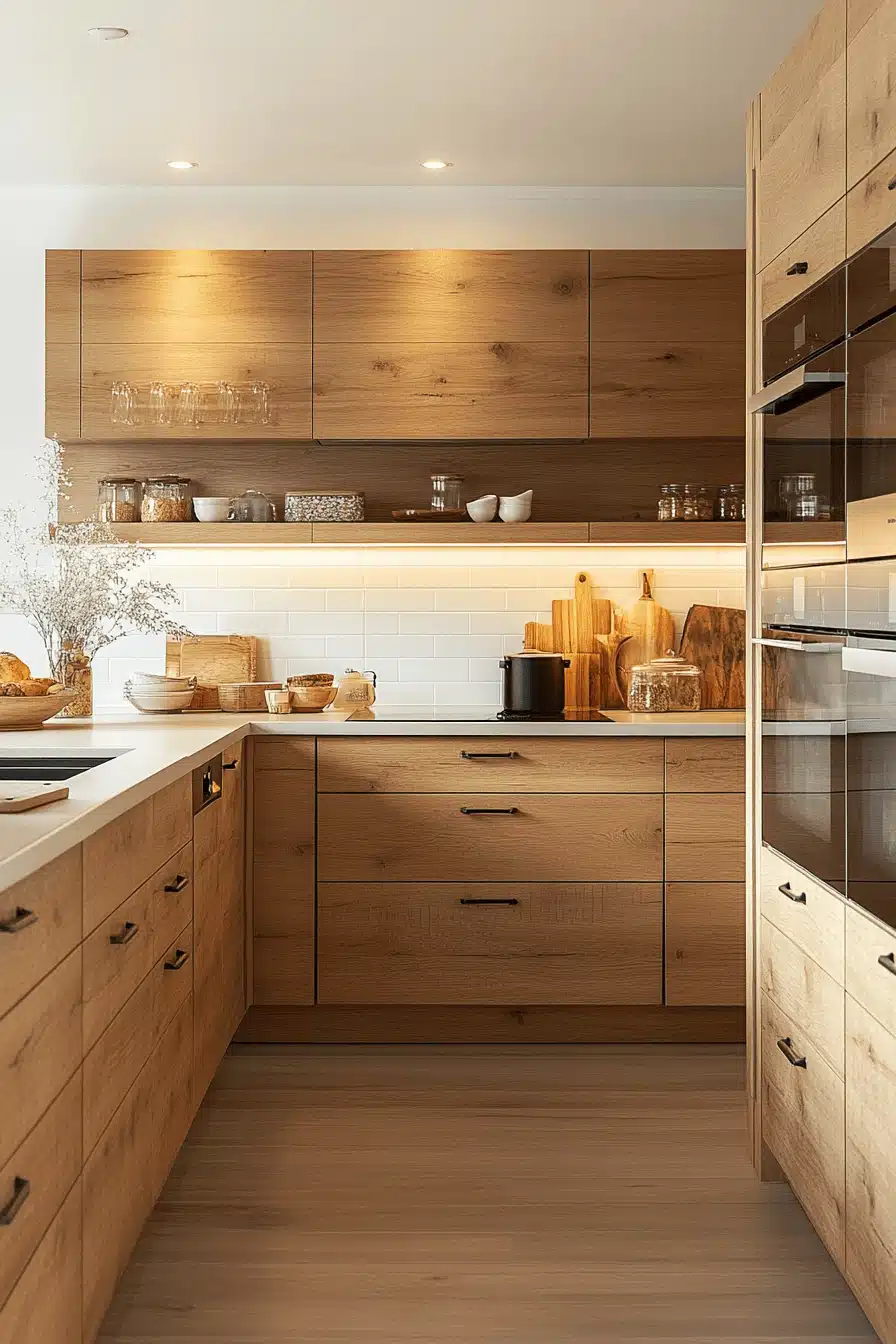 light wood kitchen cabinets