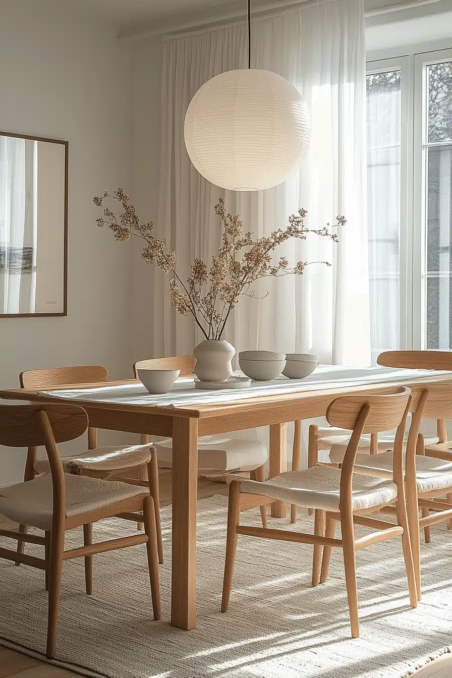 japandi dining room
