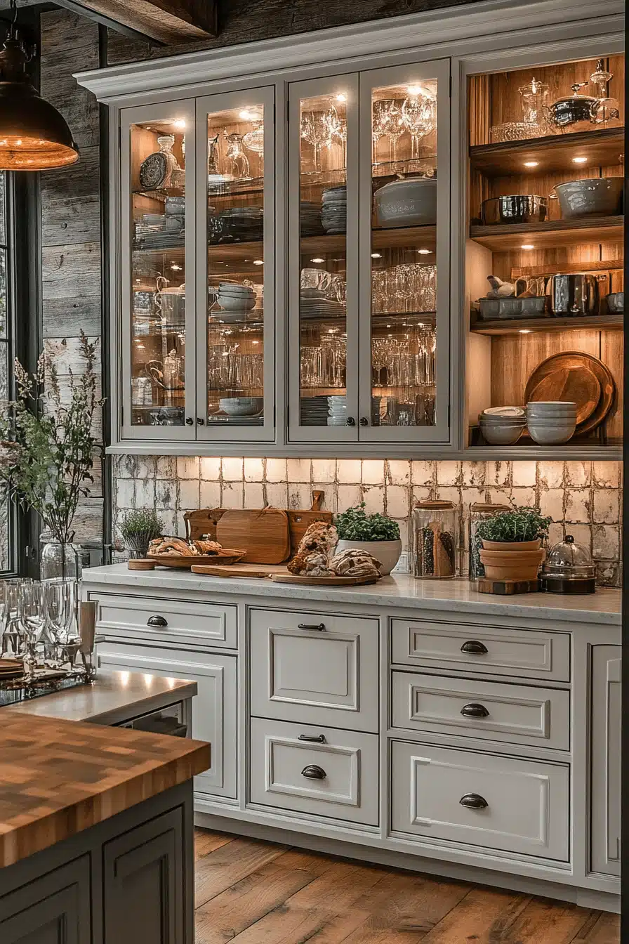 farmhouse kitchen cabinets