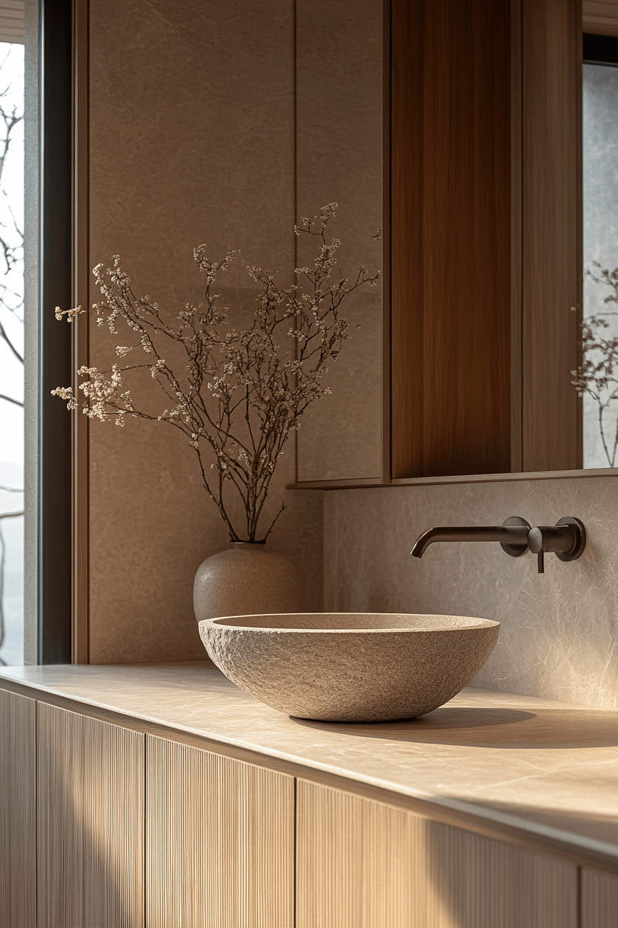 japandi bathroom