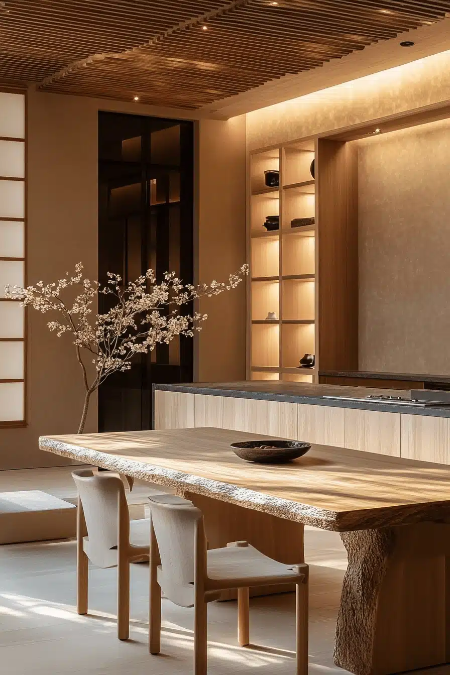 japandi dining room