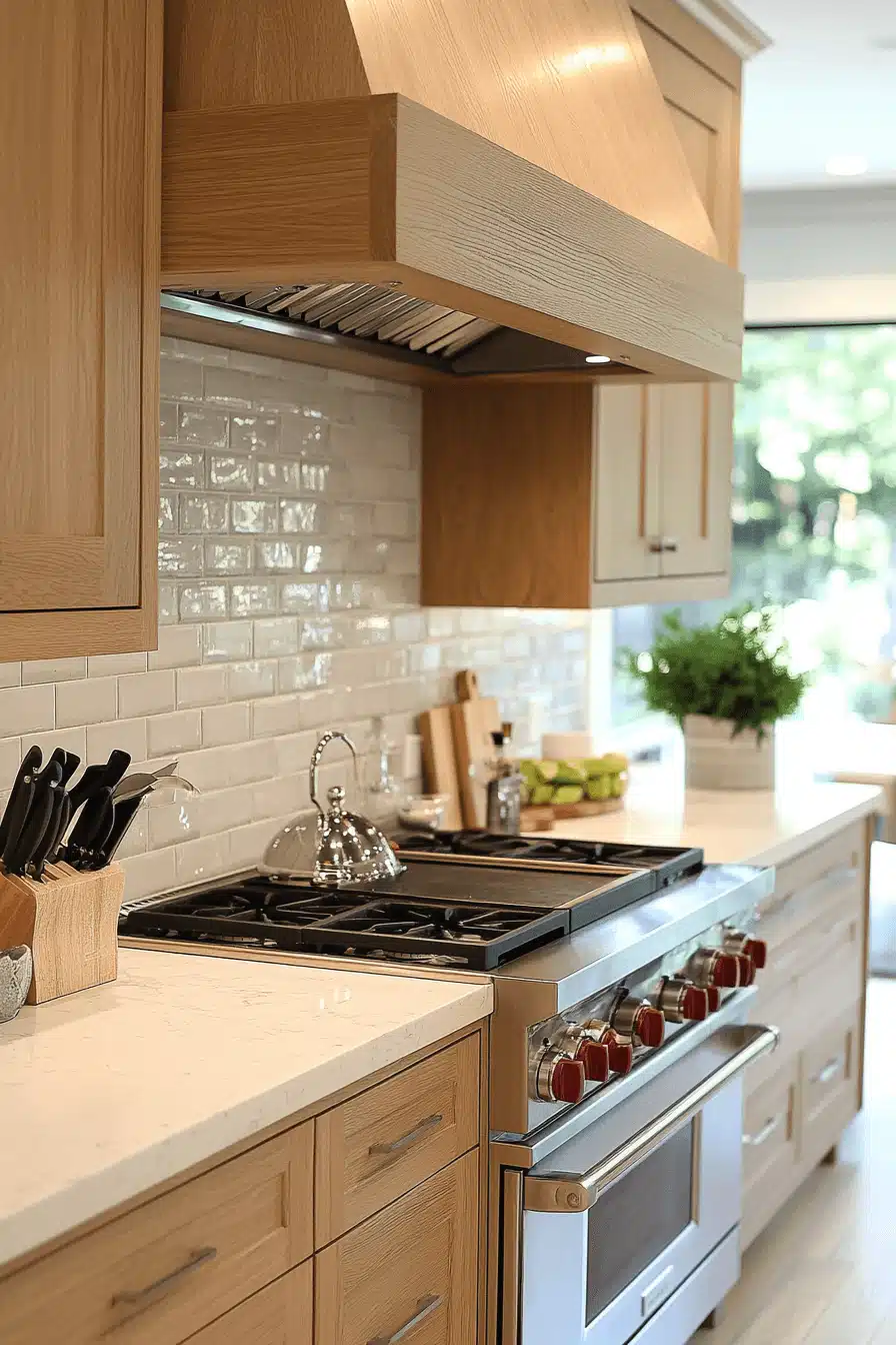 light wood kitchen cabinets