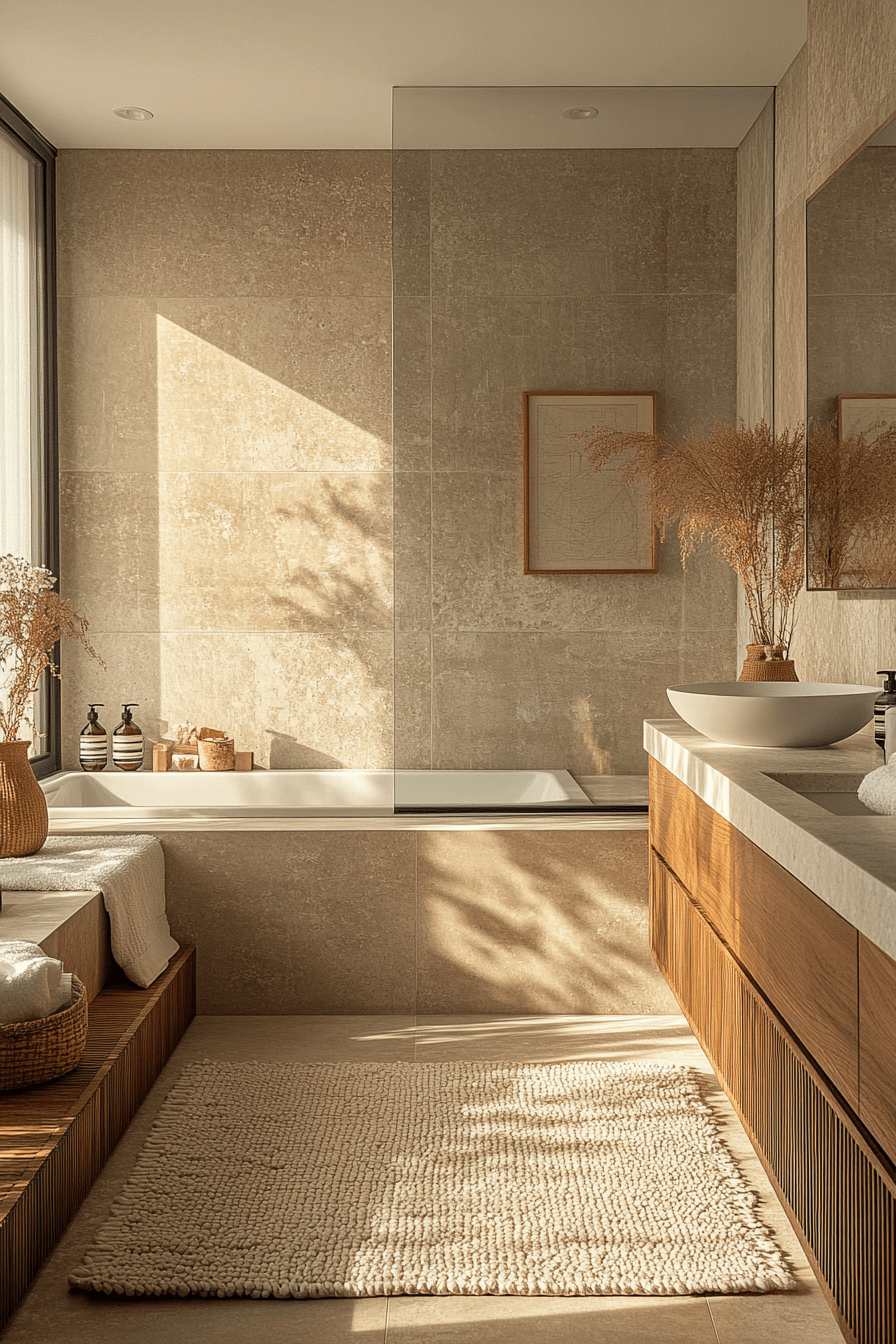 japandi bathroom