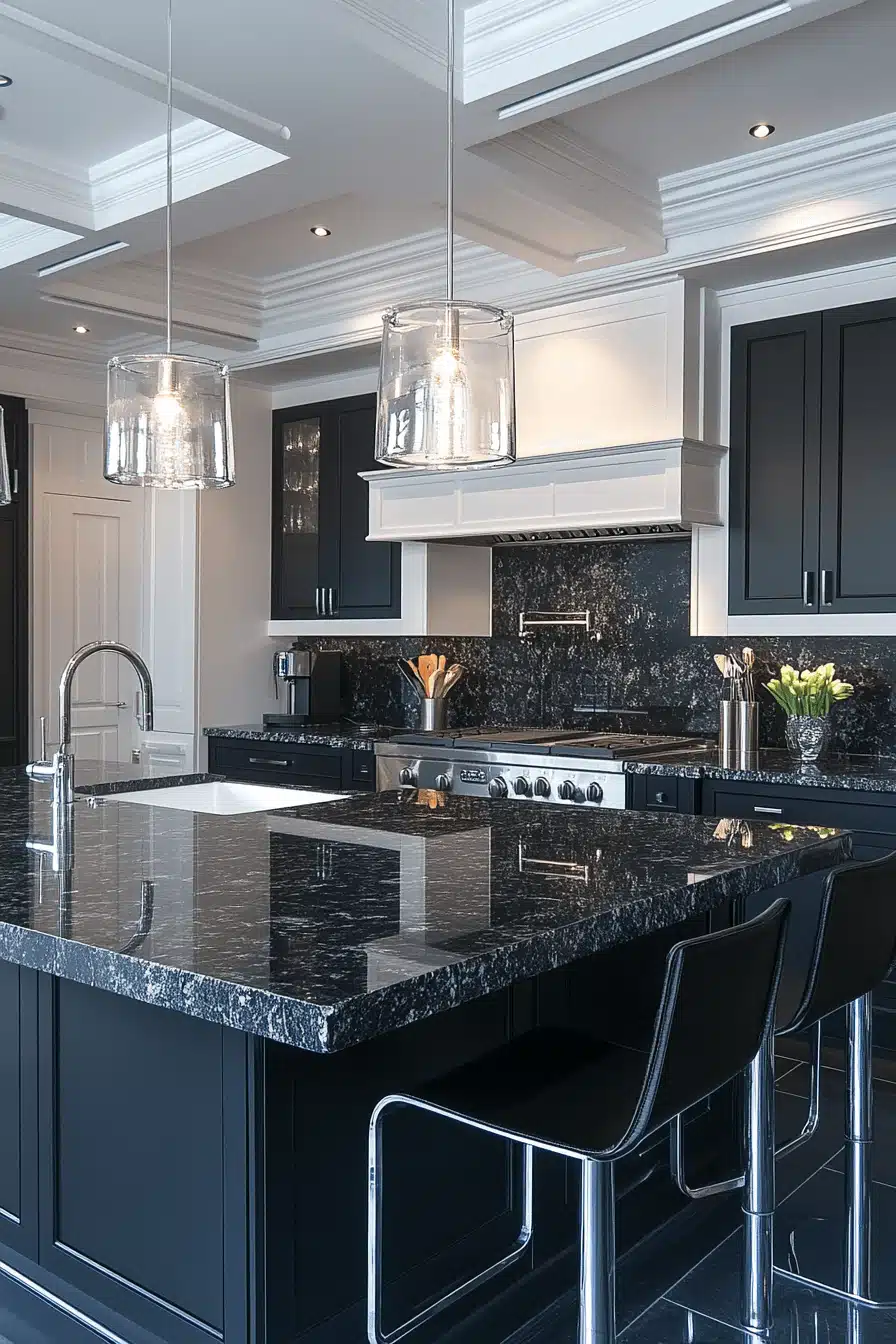 black and white kitchen ideas