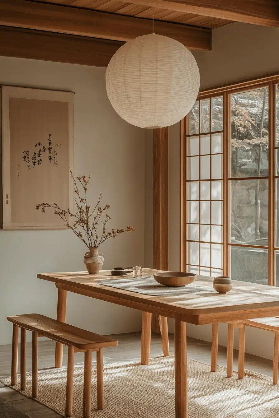 japandi dining room